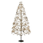 Kurt Adler 6-Foot Pre-Lit Warm White LED Silhouette Fairy Tree