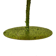 Kurt Adler 21.6-Inch Decorated Green Glittered Tree with Metal Base