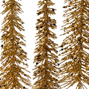 Kurt Adler Gold Glittered Miniature Tree Set