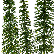 Kurt Adler Green Glittered Miniature Tree Set