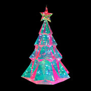 Kurt Adler 25.5-Inch Pre-Lit Multifunction RGB Smart Holographic Christmas Tree