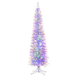 Kurt Adler 7-Foot Color Changing LED Iridescent Slim Winchester Tree