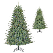 Kurt Adler 7' Dual Color Ribbon LED Cashmere Tree