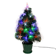 Kurt Adler 2-Foot LED Fiber Optic Potted Tree