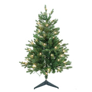 Kurt Adler 3-Foot Pre-Lit Clear Incandescent Jackson Pine Tree
