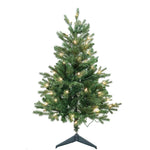 Kurt Adler 3-Foot Pre-Lit Clear Incandescent Jackson Pine Tree