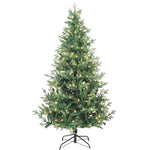 Kurt Adler 6-Foot Pre-Lit Clear Incandescent Jackson Pine Tree