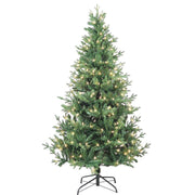 Kurt Adler 6-Foot Pre-Lit Clear Incandescent Jackson Pine Tree
