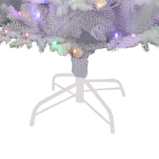 Kurt Adler 5-Foot Pre-Lit Multi-Colored LED Jackson White Pine Tree