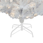 Kurt Adler 5-Foot Pre-Lit Warm White LED Jackson White Pine Tree