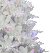 Kurt Adler 7-Foot Pre-Lit Multi-Colored LED Jackson White Pine Tree
