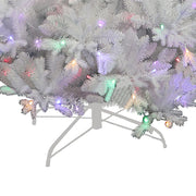 Kurt Adler 7-Foot Pre-Lit Multi-Colored LED Jackson White Pine Tree