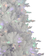 Kurt Adler 9-Foot Pre-Lit Multi-Colored LED Jackson White Pine Tree