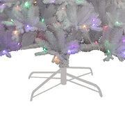 Kurt Adler 9-Foot Pre-Lit Multi-Colored LED Jackson White Pine Tree