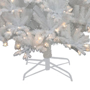 Kurt Adler 9-Foot Pre-Lit Warm White LED Jackson White Pine Tree