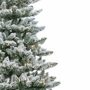 Kurt Adler 7.5-Foot Pre-Lit Warm White LED Snow Pine Tree