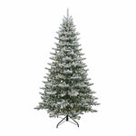 Kurt Adler 7.5-Foot Pre-Lit Warm White LED Snow Pine Tree