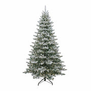 Kurt Adler 7.5-Foot Pre-Lit Warm White LED Snow Pine Tree