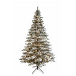 Kurt Adler 9-Foot Pre-Lit Warm White LED Snow Pine Tree