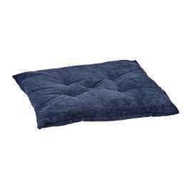 Bowsers True Navy Tufted Dog Crate Cushion - Washable Crate and Lounge Comfort