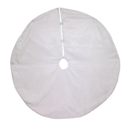 Kurt Adler 48-Inch Silver Glitter Swirl Treeskirt