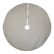 Kurt Adler 54-Inch Ivory with Pearl Beads Tree Skirt