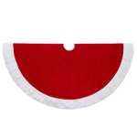 Kurt Adler 50-Inch Fur Border Tree Skirt