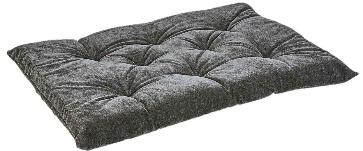 Bowsers Carbon Tufted Dog Crate Cushion - Washable Crate and Lounge Comfort