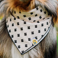 Load image into Gallery viewer, Texas State Dog Bandana in Black and White x Studio Orch Collaboration
