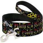 Dog Leash - Born to Raise Hell Black