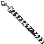 Dog Leash - Lightning Bolts Sketch Plum/White