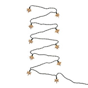 Kurt Adler 10-Light Green/Clear Diamond Star Light Set