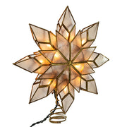 Kurt Adler 10-Light Capiz Clear Star Treetop