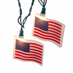 Kurt Adler UL 10-Light USA Flag Light Set