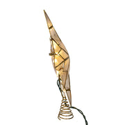 Kurt Adler 10-Light LED Capiz Star Tree Topper