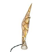 Kurt Adler 10-Light LED Capiz Star Tree Topper
