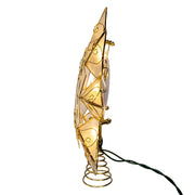 Kurt Adler 10-Light LED Capiz with Scroll Accents Star Tree Topper