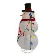 Kurt Adler 48-inch Lighted Collapsible Snowman