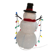 Kurt Adler 48-inch Lighted Collapsible Snowman