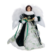 Kurt Adler 12-Inch Fiber Optic Irish Angel Treetop