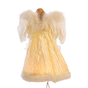 Kurt Adler UL 10-Light 12-Inch Ivory Angel Treetop