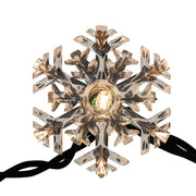 Kurt Adler Indoor/Outdoor UL 35-Light Double Layer Snowflake Reflector Set