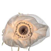 Kurt Adler 16-Inch UL 10-Light Ivory and Gold Angel Treetop