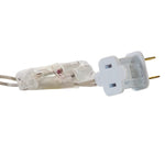 Kurt Adler 16-Inch UL 10-Light Ivory and Gold Angel Treetop