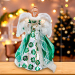 Kurt Adler 16-Inch UL 10-Light Irish Angel Tree Top