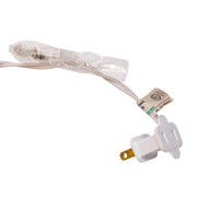 Kurt Adler 14-Inch UL 10-Light Silver and Ivory Angel Tree Topper