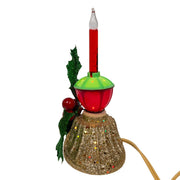 Kurt Adler 6.69-Inch Holly Berry and Greenery with Bubble Light