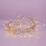 Kurt Adler 240-Light 8-Feet Warm White LED Twinkle Cluster Fairy Light Set
