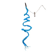 Kurt Adler 120-Light Teal Fuzzy Multi Strand LED Set