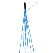 Kurt Adler 120-Light Teal Fuzzy Multi Strand LED Set